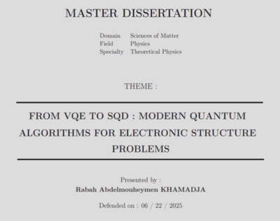 First page of Mouheymen’s Dissertation